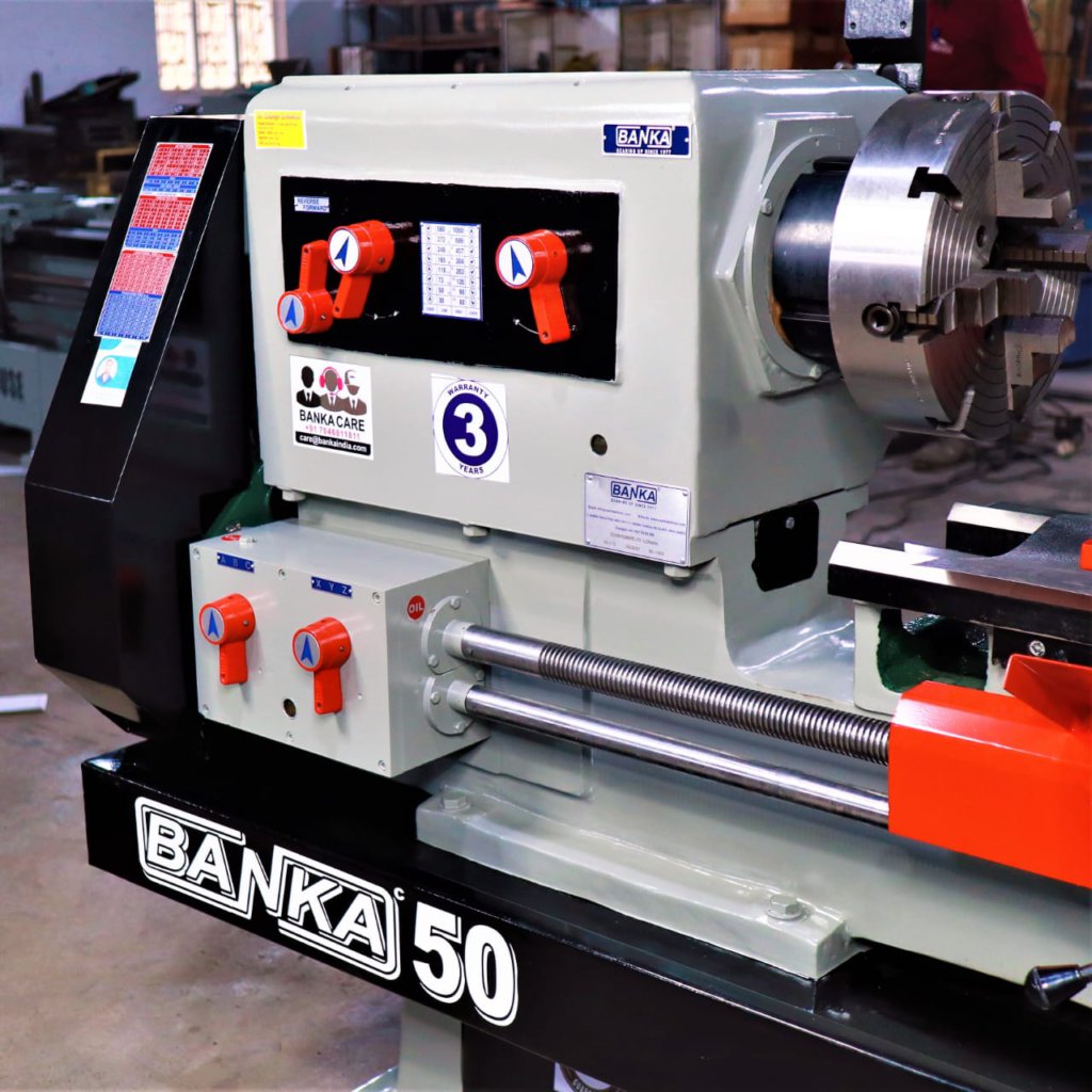 Banka Heavy Duty All Gear Lathe Machine Feet