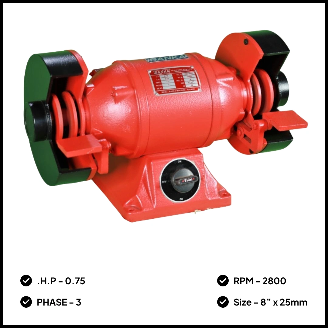 Bench Grinder Pipe Type 0.5 HP (Two Bearings)
