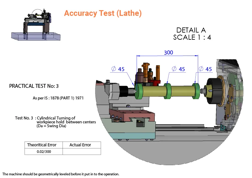 How We Test Lathe Machine