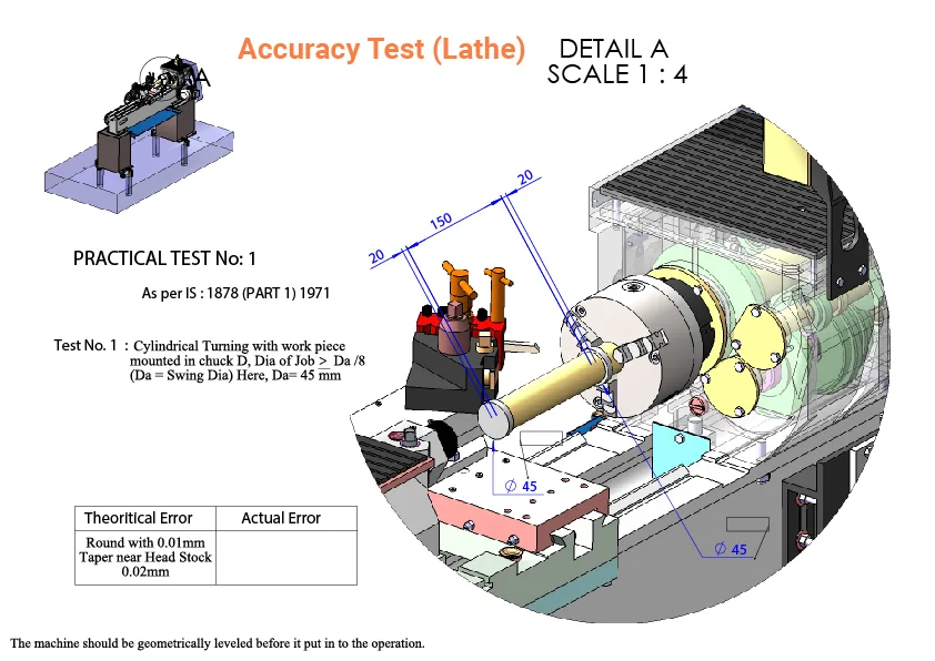 How We Test Lathe Machine