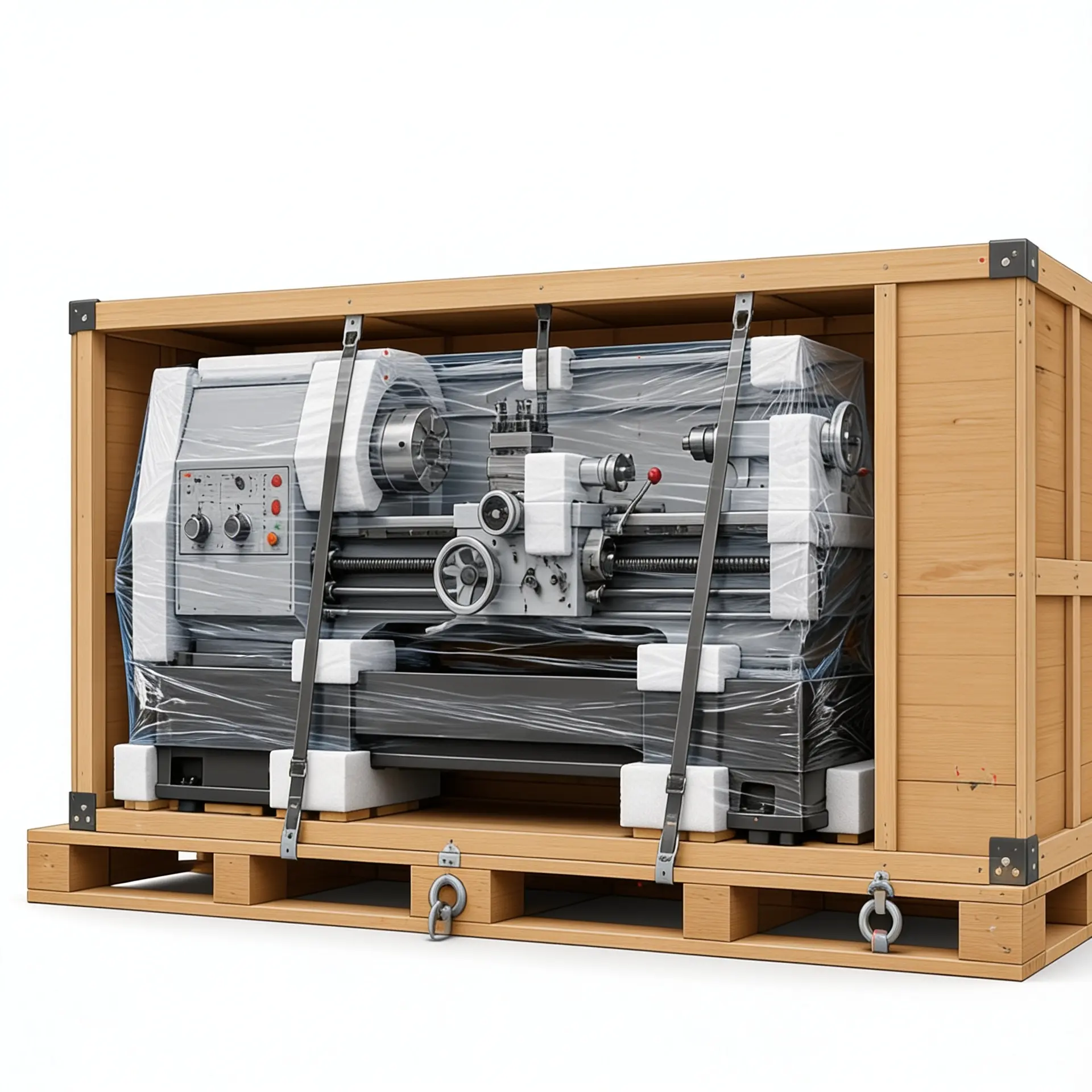 How We Pack Lathe Machine