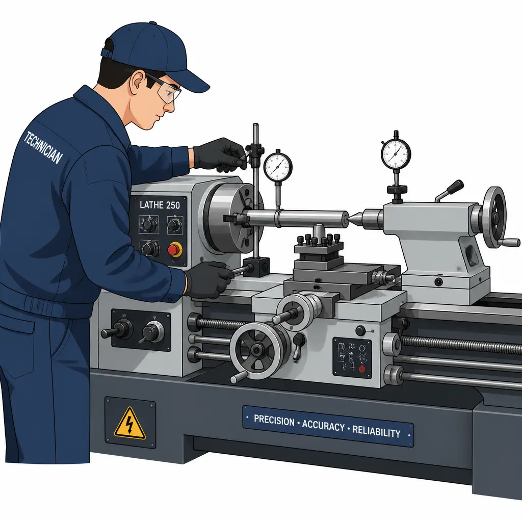 How We Test Lathe Machine