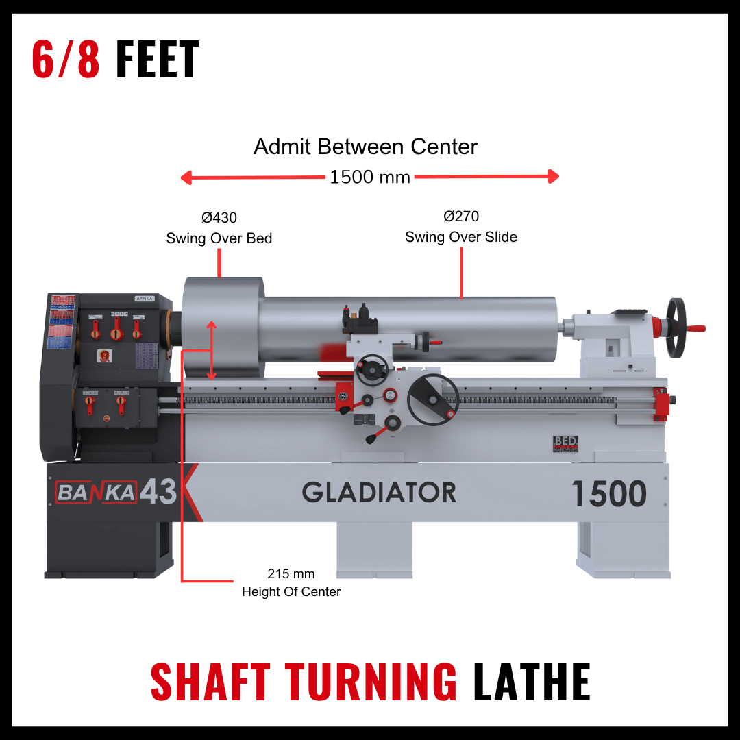 Banka 43 – MEDIUM DUTY ALL GEAR LATHE MACHINE