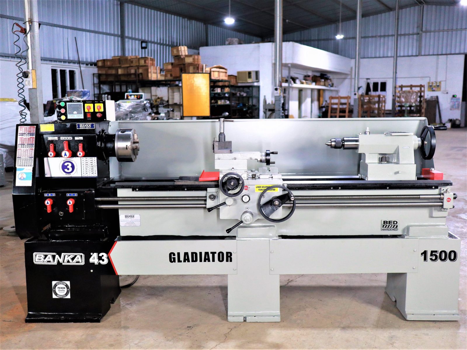 Banka 43 – MEDIUM DUTY ALL GEAR LATHE MACHINE – image 2