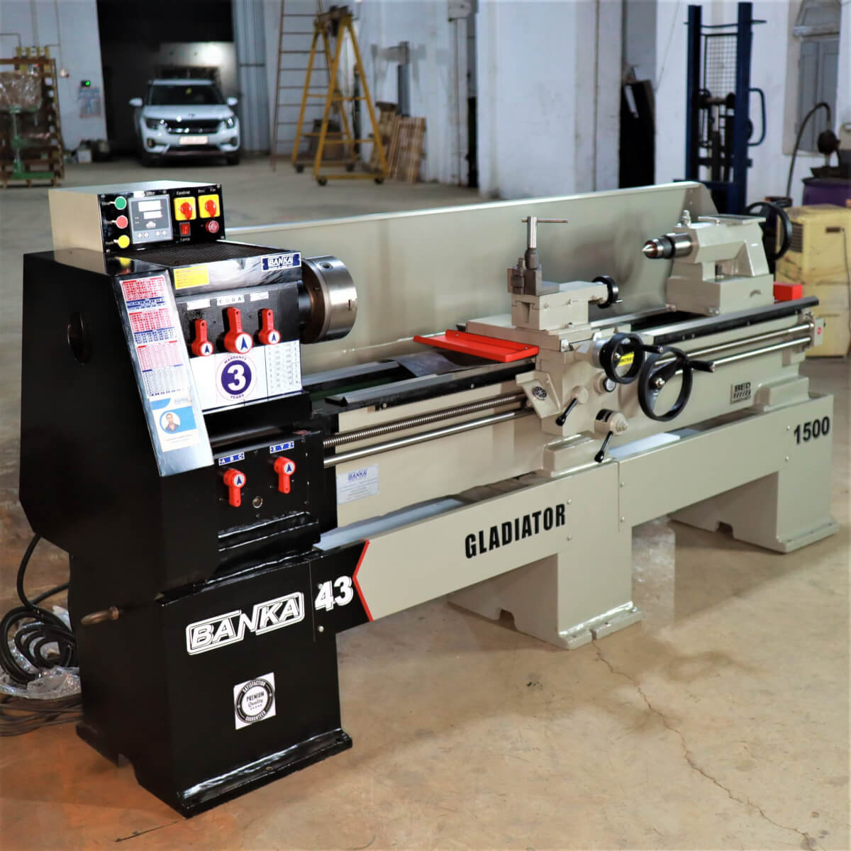 Banka 43 – MEDIUM DUTY ALL GEAR LATHE MACHINE – image 4