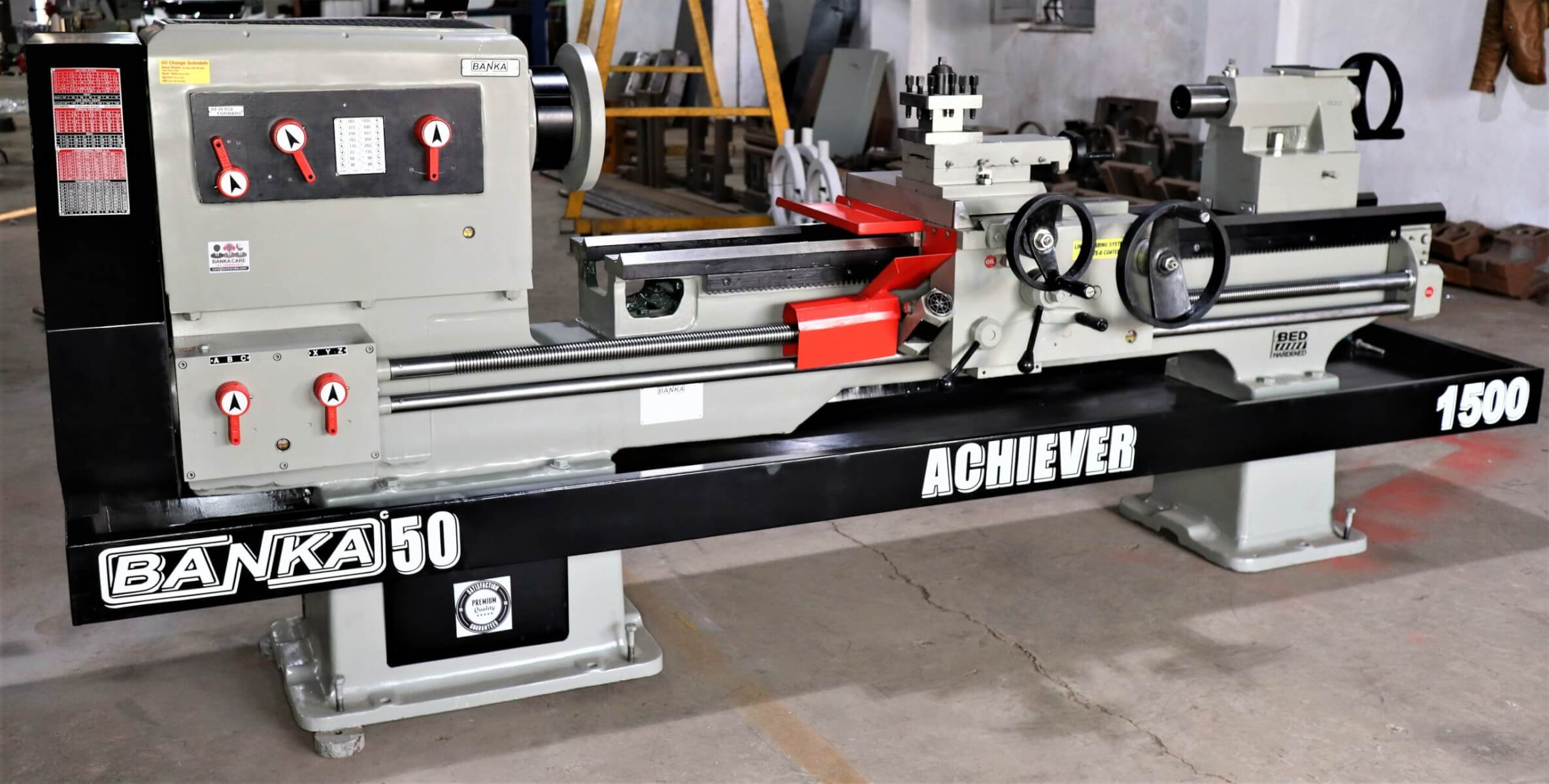 Banka 50 – HEAVY DUTY ALL GEAR LATHE MACHINE – image 3