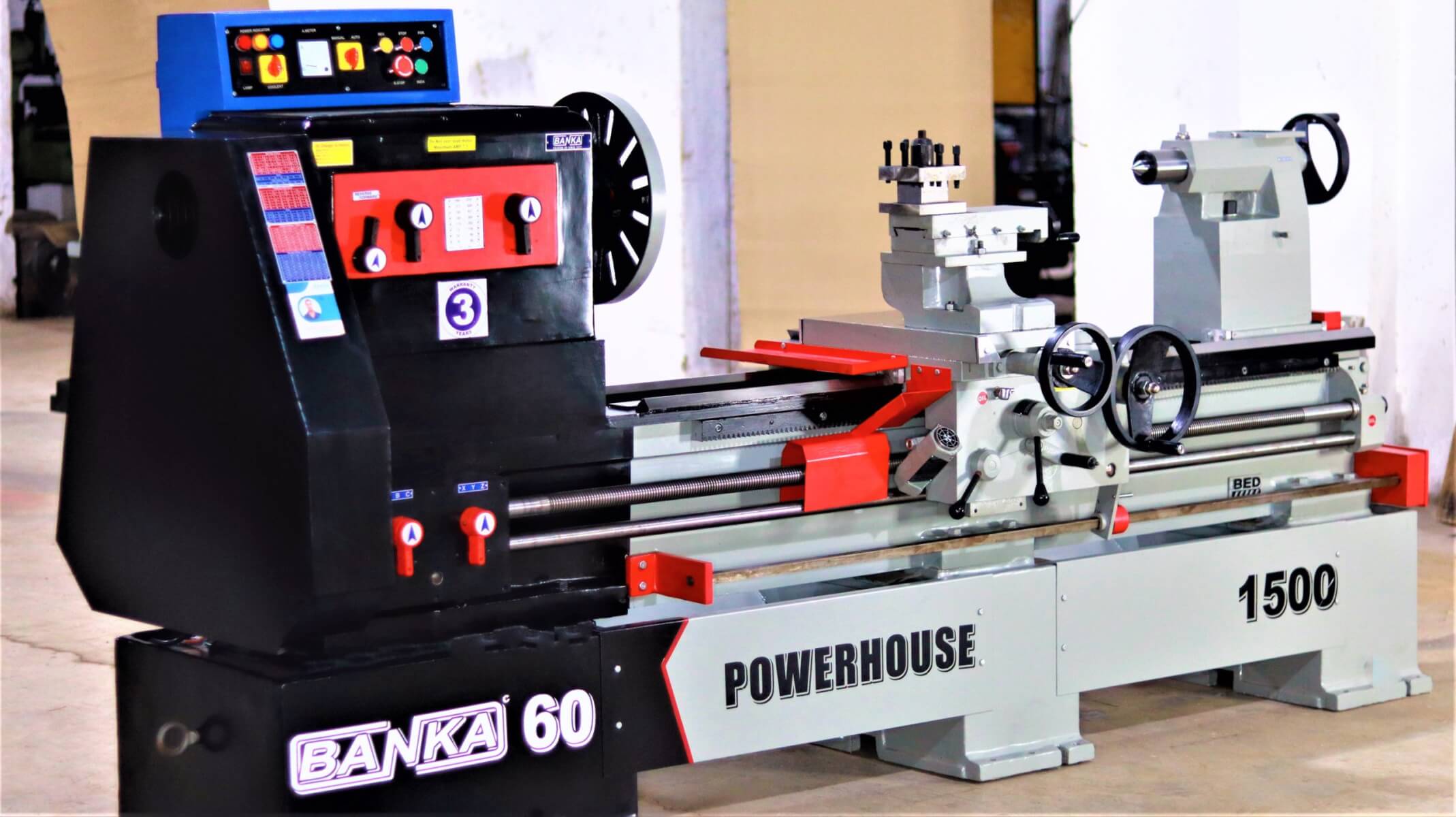 Banka 60 – HEAVY DUTY ALL GEAR LATHE MACHINE – image 2