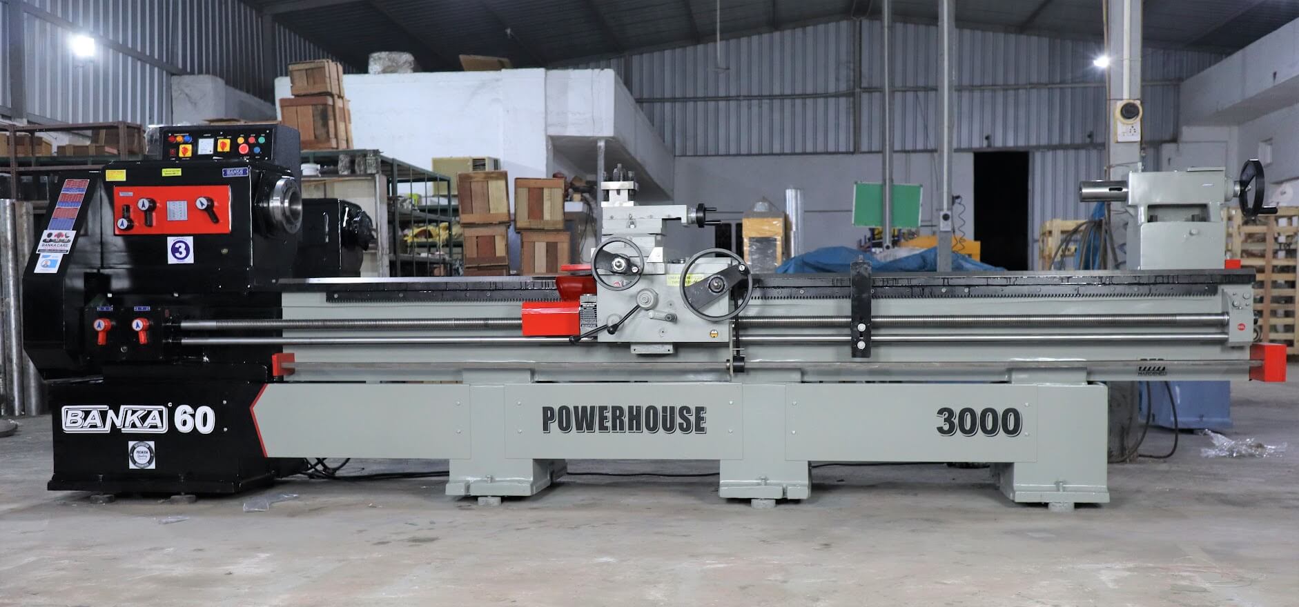 Banka 60 – HEAVY DUTY ALL GEAR LATHE MACHINE – image 4