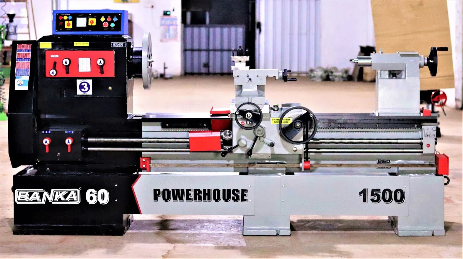 Lathe Machine All Gear 60 – Heavy Duty Oil Country Lathe – 9 to 18 Feet – image 2