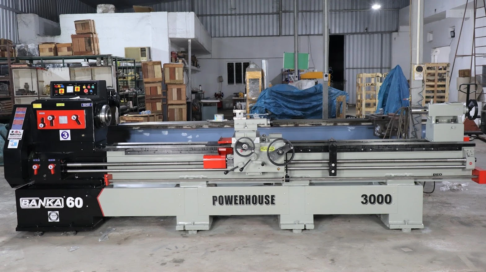 Lathe Machine All Gear 60 – Heavy Duty Oil Country Lathe – 9 to 18 Feet – image 4