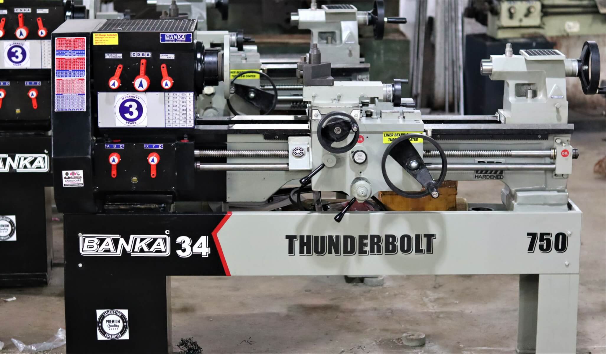 Banka 34 – LIGHT DUTY ALL GEAR LATHE MACHINE – 5 And 6 Feet – With Centre Height 170 mm/6.5 inch – High Speed Ra – image 3