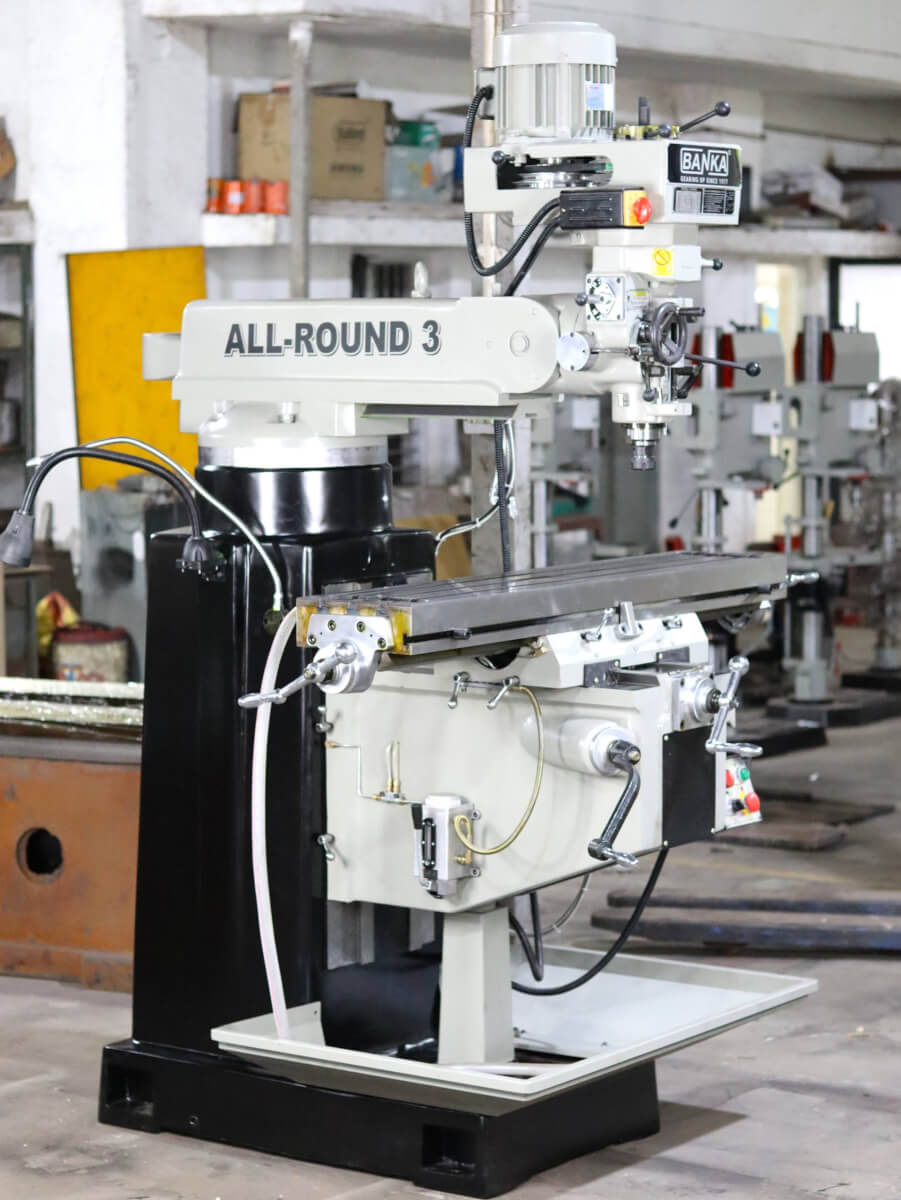 Vertical Turret Milling All Round 3- DRO Milling – M1TR Type – image 2
