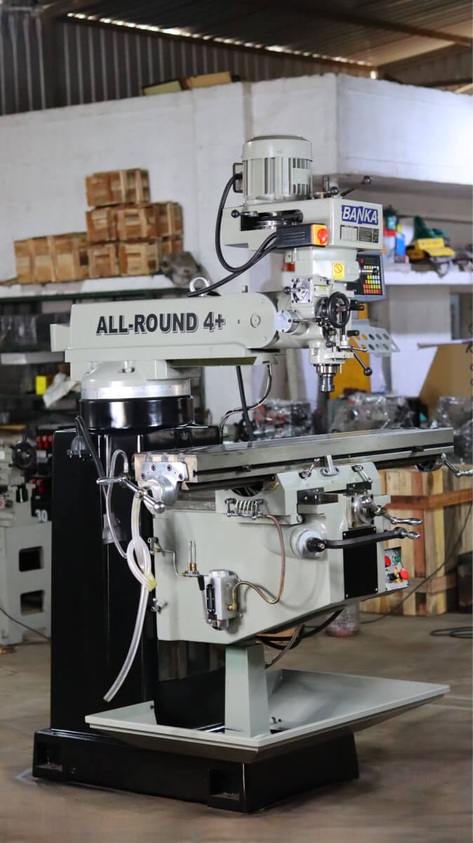 VERTICAL TURRET MILLING ALL ROUND 4+ DRO MILLING – M1TR TYPE – image 2