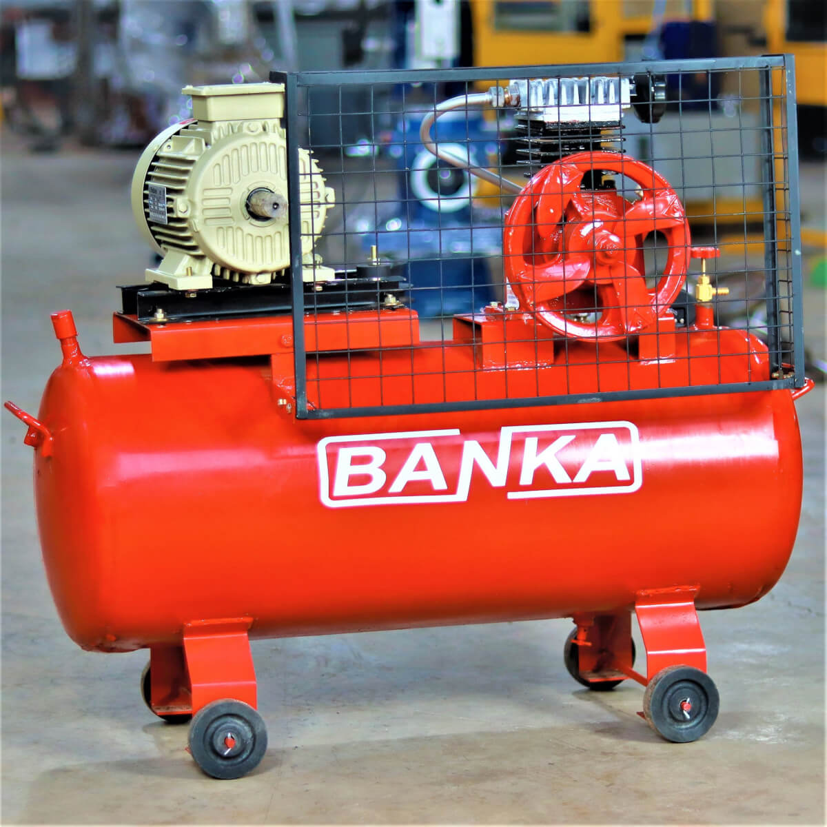 Air Compressor Single Stage - Pressure Machine - Tank Capacity 20 To 50 Litter - Including Pressure Gauge And Valve Automatic Switch