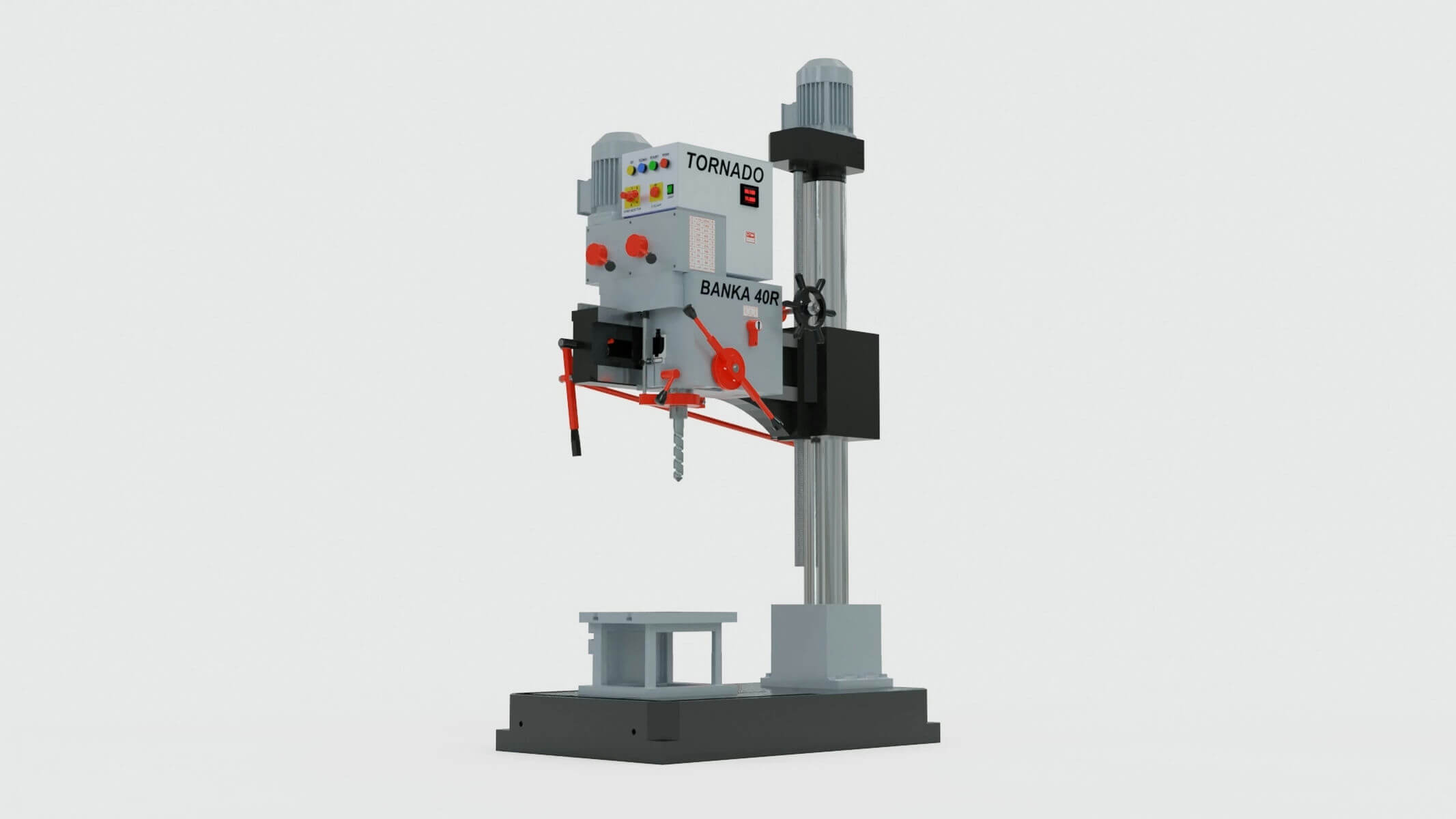 RADIAL DRILL MACHINE-ALL GEAR-40MM- 2 SPEED MOTOR