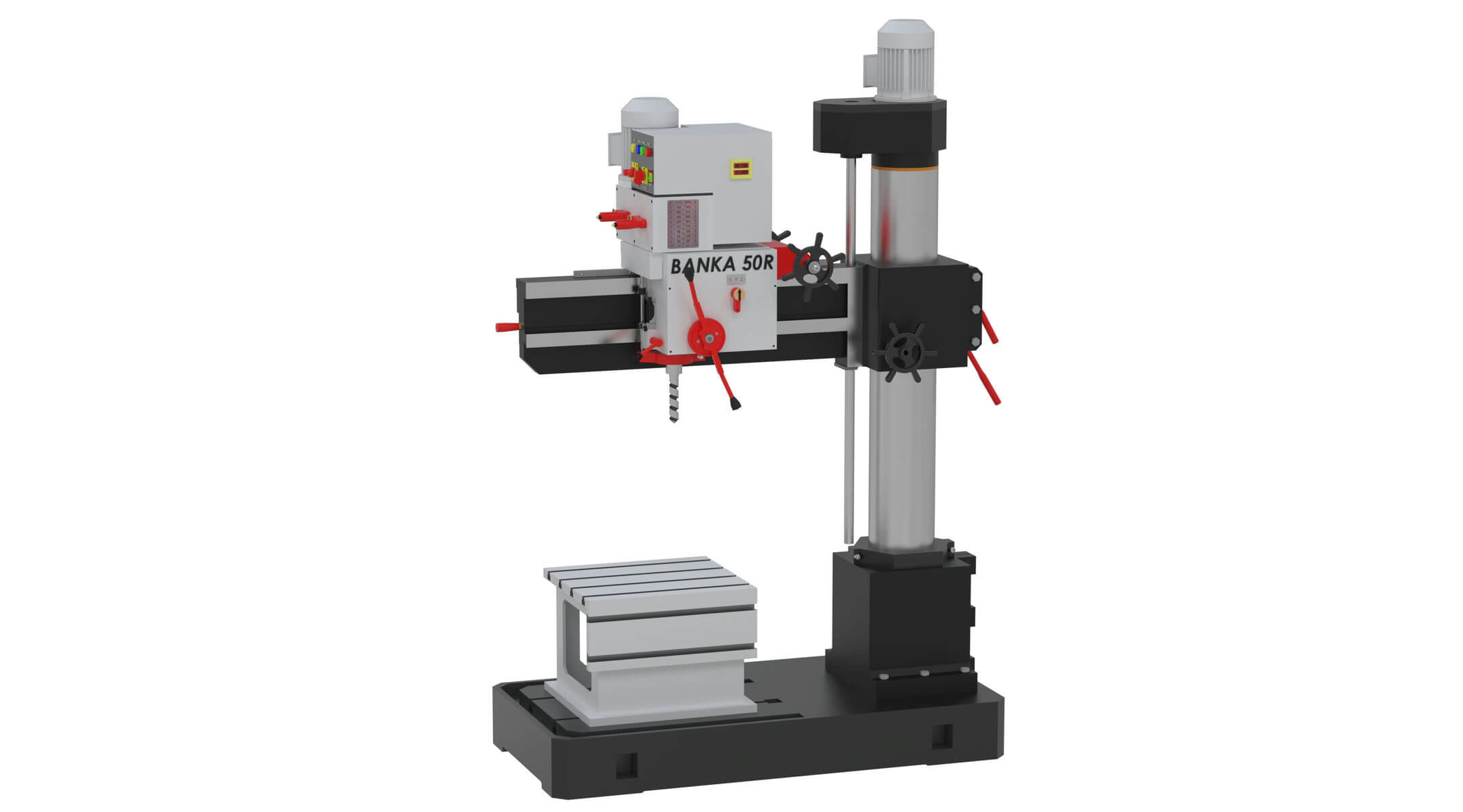 RADIAL DRILL MACHINE-ALL GEAR-50MM- 2 SPEED MOTOR