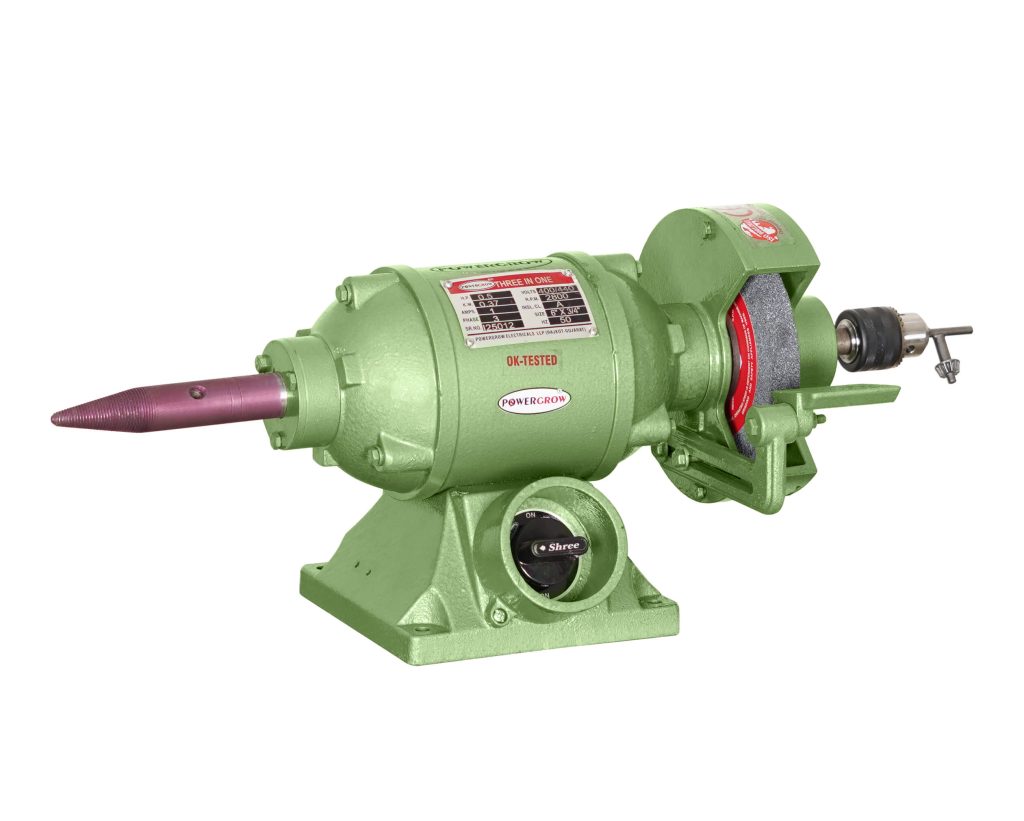 A.BENCH GRINDER 0.25 H.P 3 IN 1