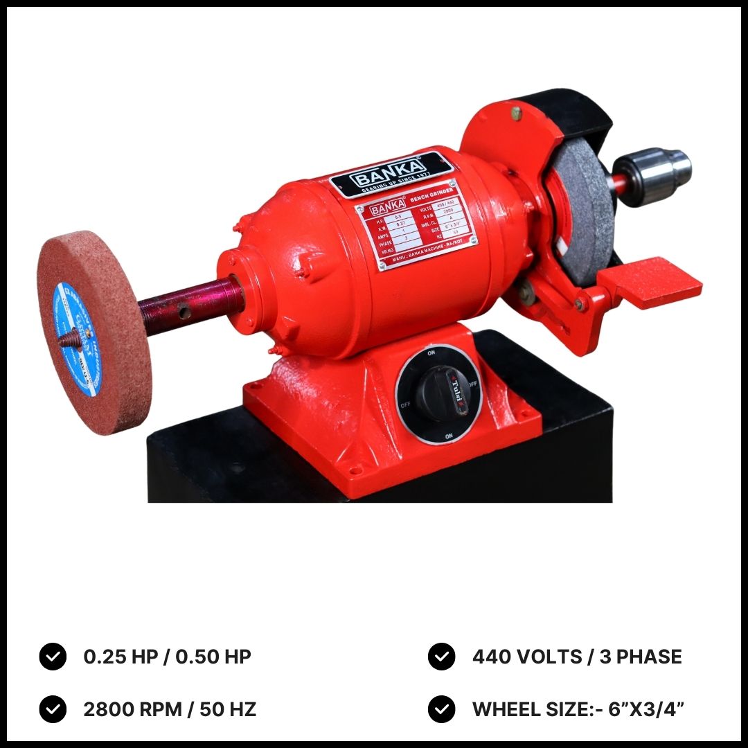 A.BENCH GRINDER 0.25 H.P 3 IN 1 – image 2