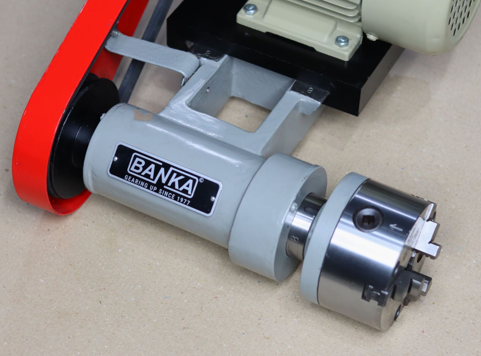 A.KEY WAY ATT WITH MOTOR & CHUCK 110 MM – image 4