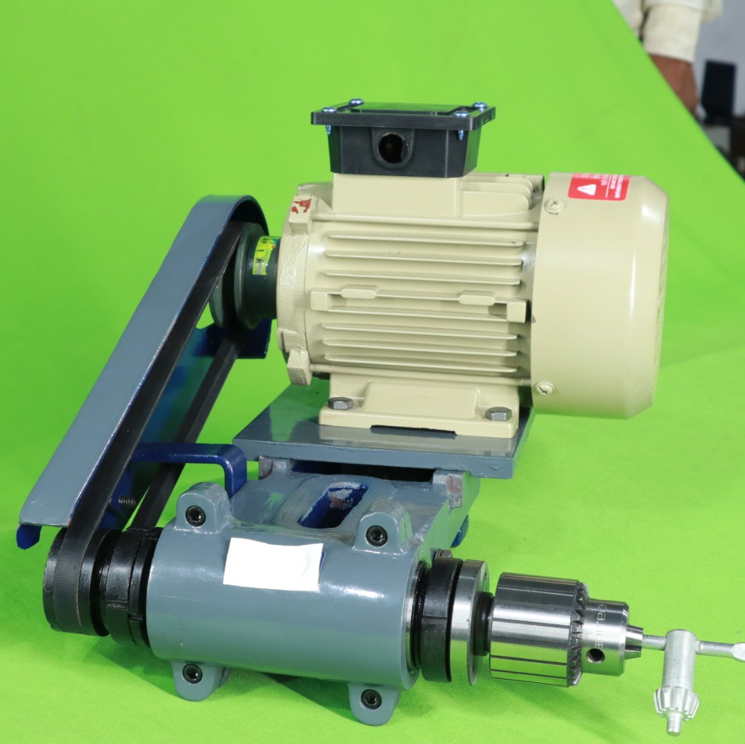 A.KEY WAY ATT WITH MOTOR & CHUCK 110 MM – image 3