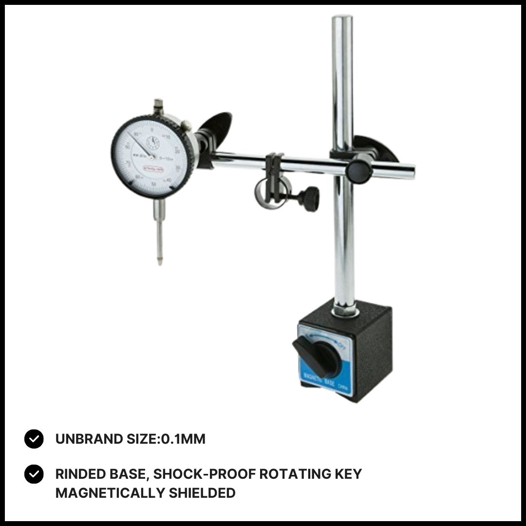 A.MAGNETIC DIALSTAND WITH DIAL – image 3