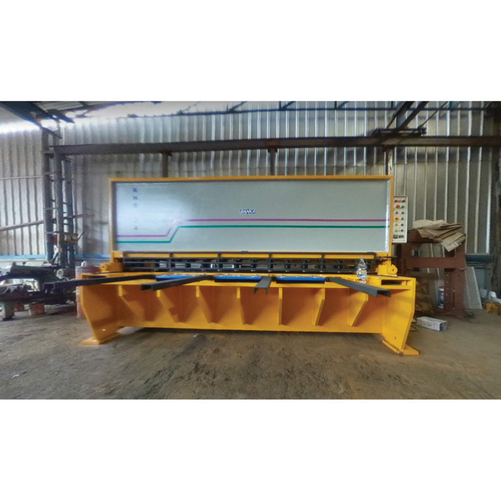 Hydraulic Shearing Machine Sheet Metal Cutting Maximum Shearing Up