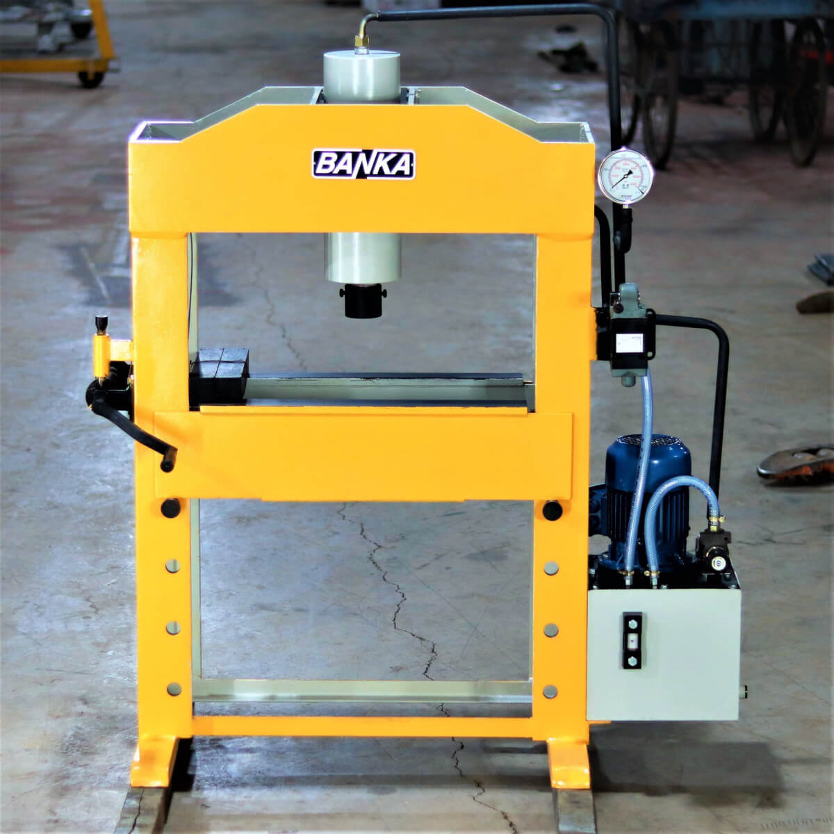 Hydraulic Press Machine – Cylinder Machine – Pillar Type – Stand Press – Hand Press Manual