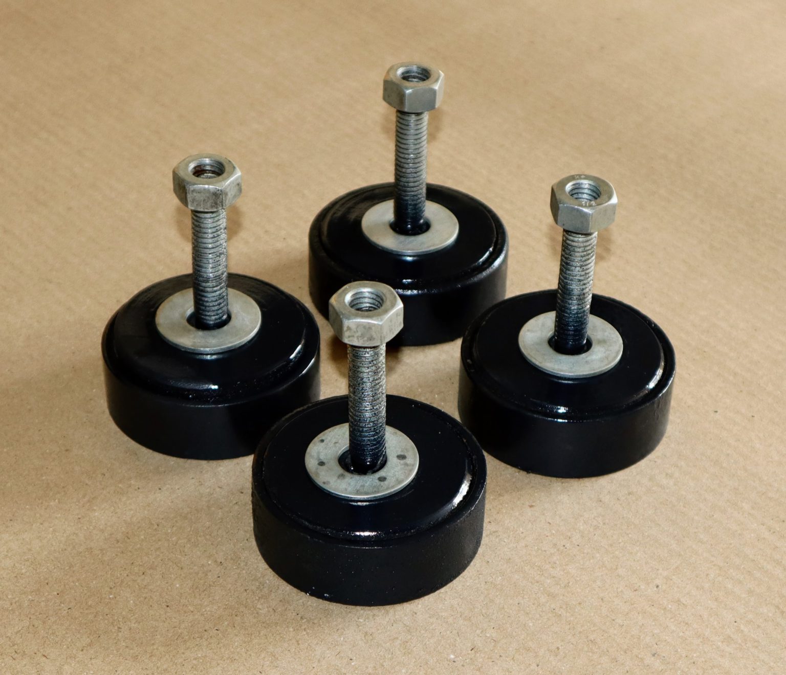 Lathe Vibration Dumping Pad 4 Pcs/Set Banka Machine