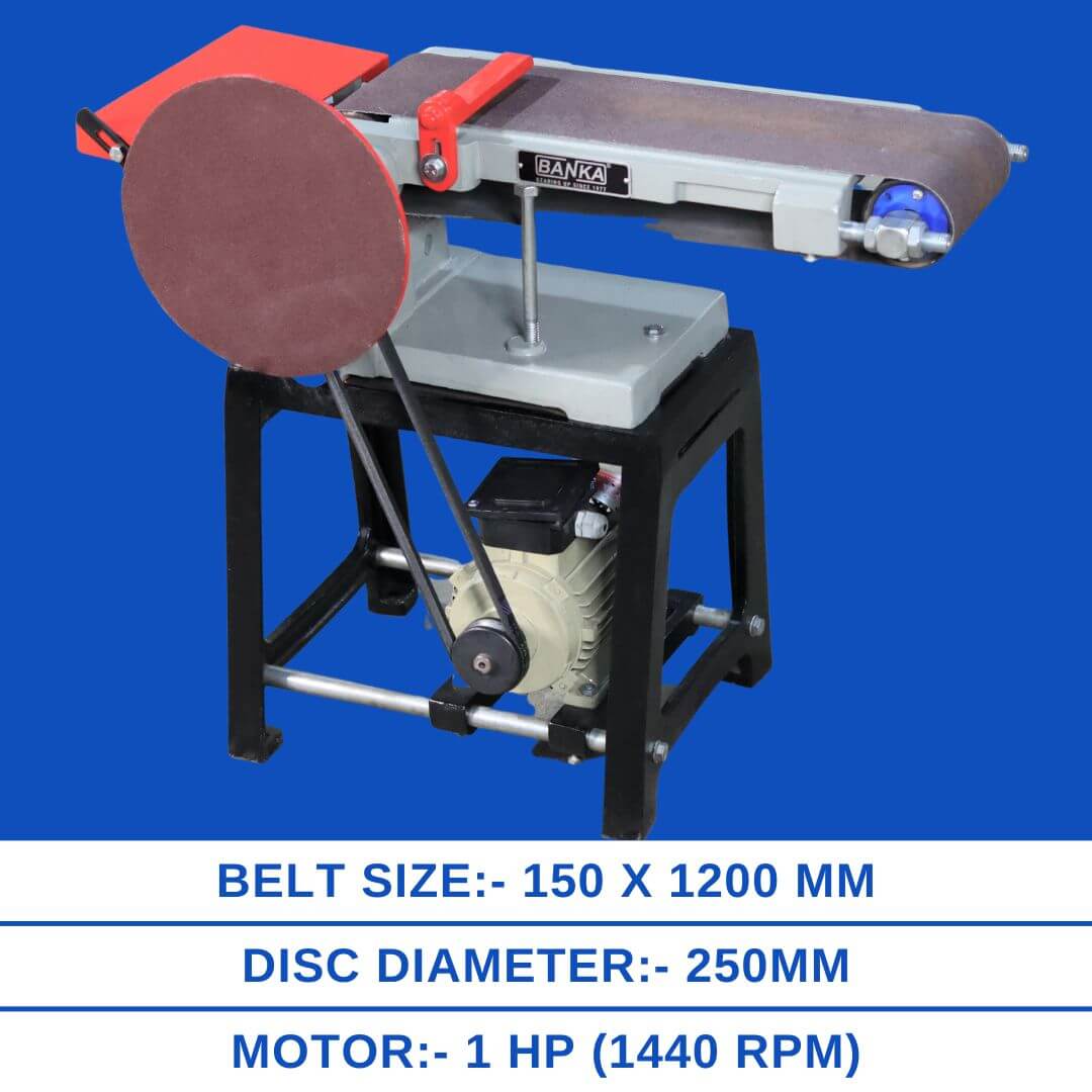 Belt and outlet disc sander