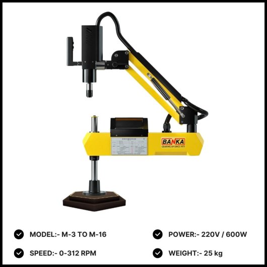 ELECTRICAL TAPPING MACHINE - Banka Machine