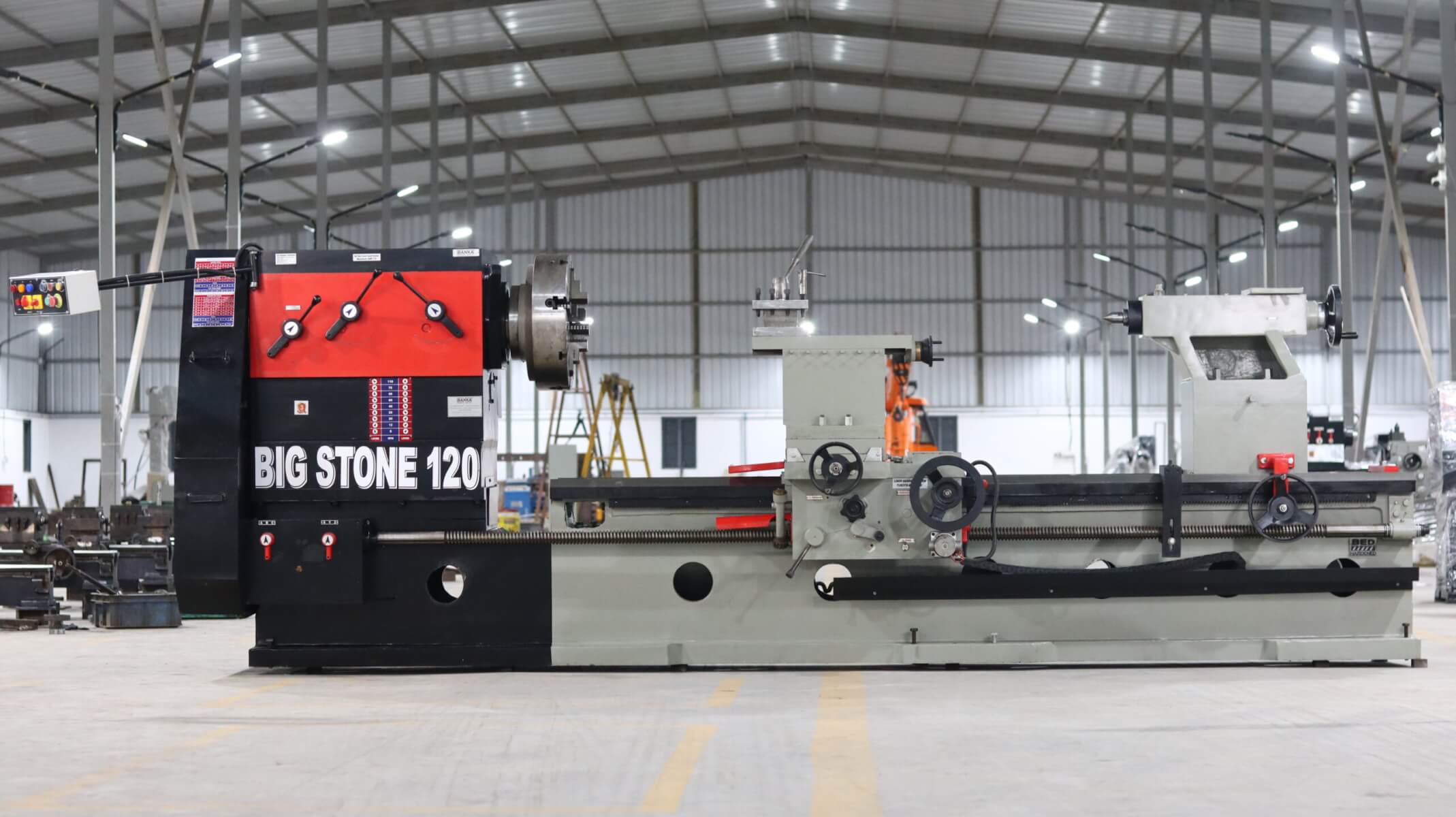 Heavy Duty Lathe Machine for Large Shaft Machining, Big Bore & Roll Turning – Model 120 BANKA - Image 3
