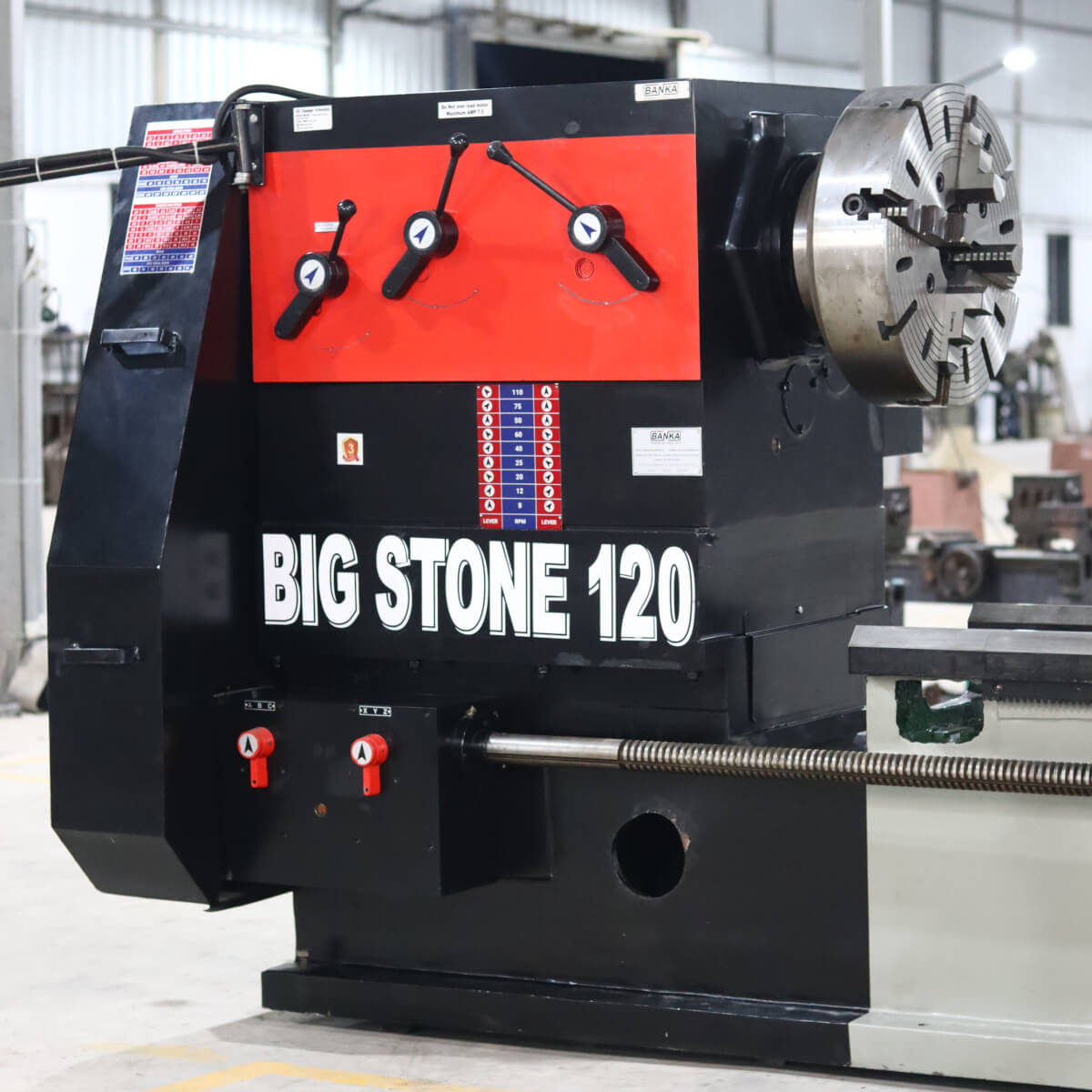 Heavy Duty Lathe Machine for Large Shaft Machining, Big Bore & Roll Turning – Model 120 BANKA - Image 6